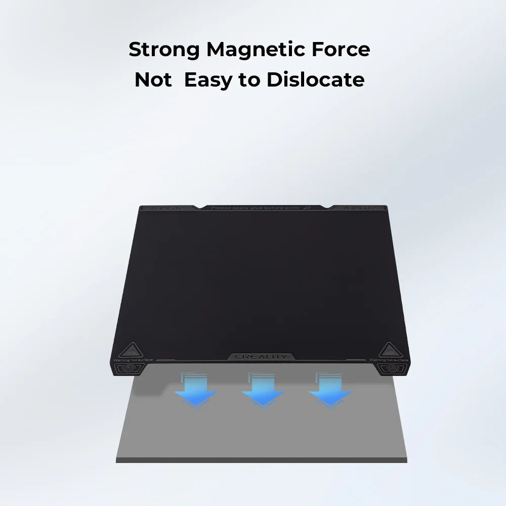 Creality K1 Max Build Plate Kit 315 * 310mm, High-Strength Spring Steel Platform with Smooth PEI Surface and Soft Magnetic Sticker for K1 Max, Ender 3 Max Neo, Ender 3 S1 Plus 3D Printers