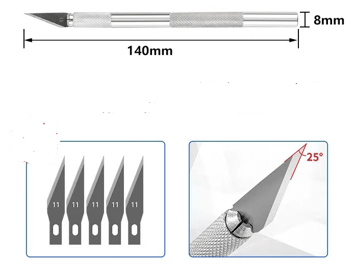 SCPBOWL 10 Pieces Cleaning and Engraving Tools for 3D Printer Pen