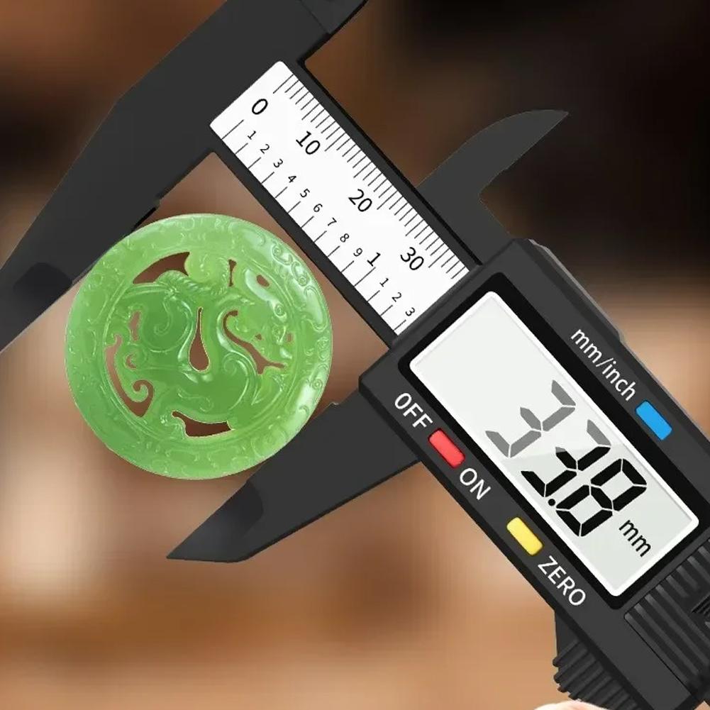 6 Inch Digital Caliper Upgraded Electronic Ruler Measuring Tool with Large LCD Screen/Auto-Off, Plastic Case for Household/DIY