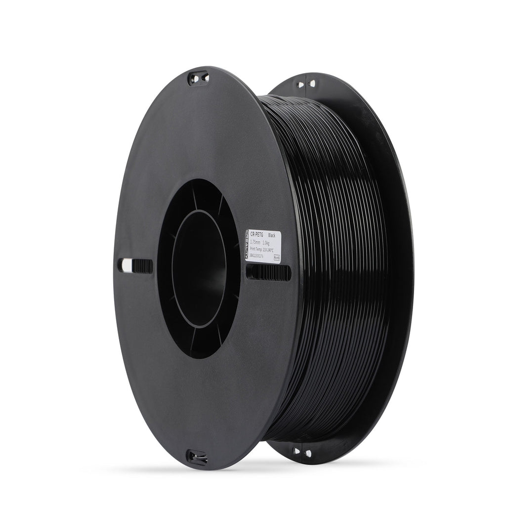 Creality 3D Printer Filament PETG Filament 1.75mm 2.2lbs Odorless Non-Toxic High Precision Strong Toughness Overhang Performance Accuracy +/-0.02mm, Transparent