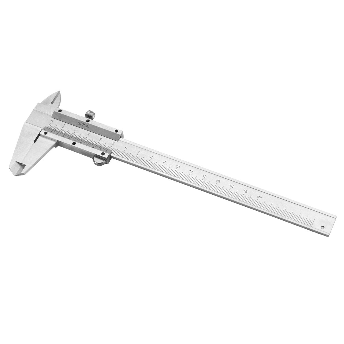 HFS(R) 0-150mm Vernier Caliper Metric Measuring Tool, Carbon Steel Manual Non Digital Caliper, +/-0.02mm Accuracy