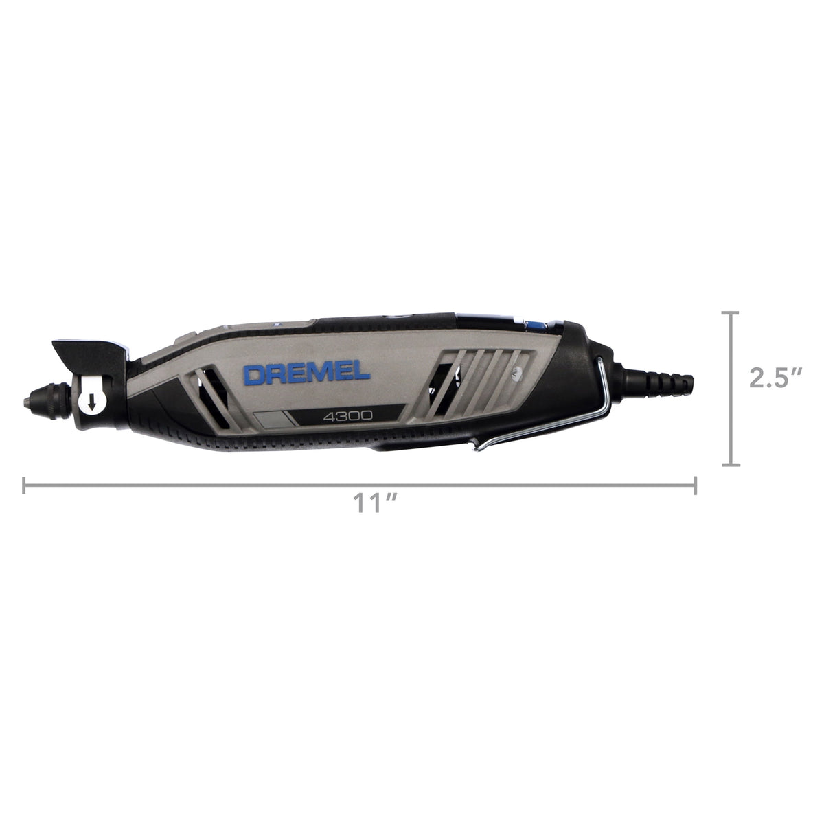 Dremel 4300-5/40 Corded Rotary Tool, Variable Speed with 5 Attachments, 40 Accessories & Dremel Soft Case, 1.8A/120Volts