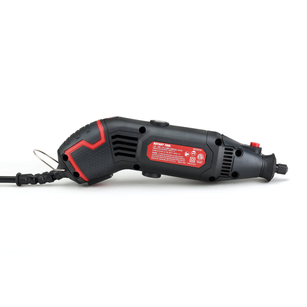 Hyper Tough 1.5 Amp Corded Rotary Tool, 120V Variable Speed with 105 Accessories and Storage Case