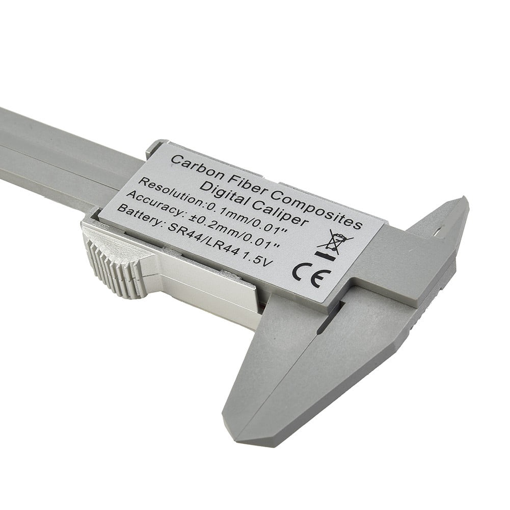 6inch LCD Digital Electronic Carbon Fiber Vernier Caliper Gauge Micrometer