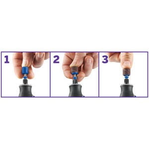 Dremel EZ407SA EZ Drum 1/2" Sanding Band & Mandrel Kit, Rotary Tool Accessory