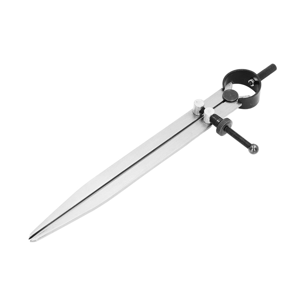 M Buder Wing Divider Adjustable Divider Calipers with Spring Nut for Leather Scribing and Marking Carbon Steel Compass Tool 5 inches / 125 mm for Wood Plastic Metal Surface