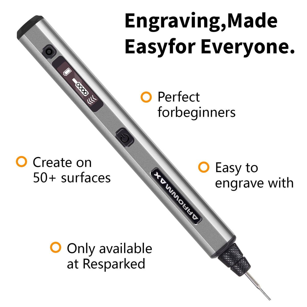 AM ARROWMAX Engraving Pen Electric Mini Grinder Cordless Rotary Tool with 42 Bits for Crafts Home DIY