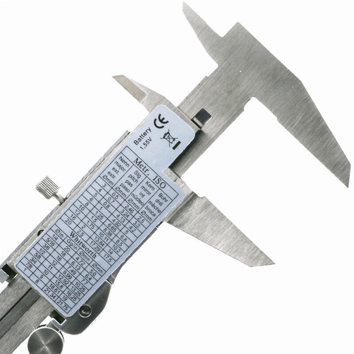 SJPACK 6" 150mm Stainless steel Digital Caliper Micrometer LCD Gauge Vernier Electronic Measuring Tool Silver with Case
