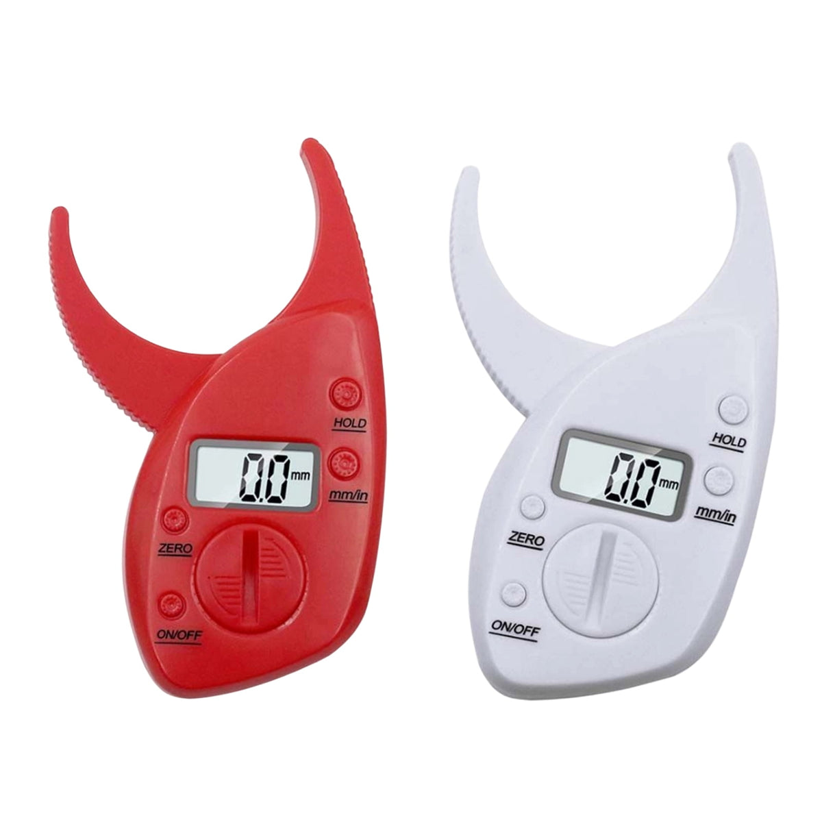Lightweight Digital Skinfold Caliper with Single Button Operations 42G Portable Fat Measurement Device For Fitness Trainers