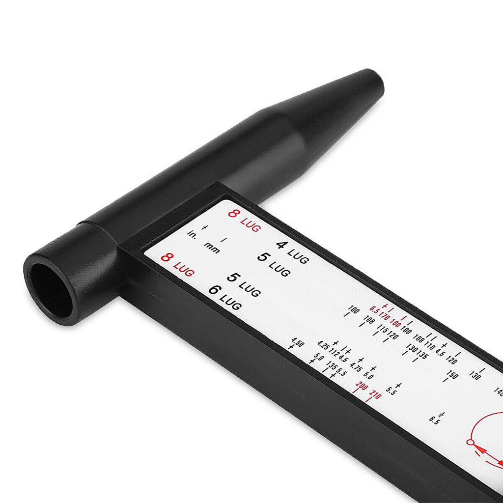 Wheel Rim Bolt Pattern Measuring Tool 4 5 6 8 Holes Sliding Caliper PCD Gauge