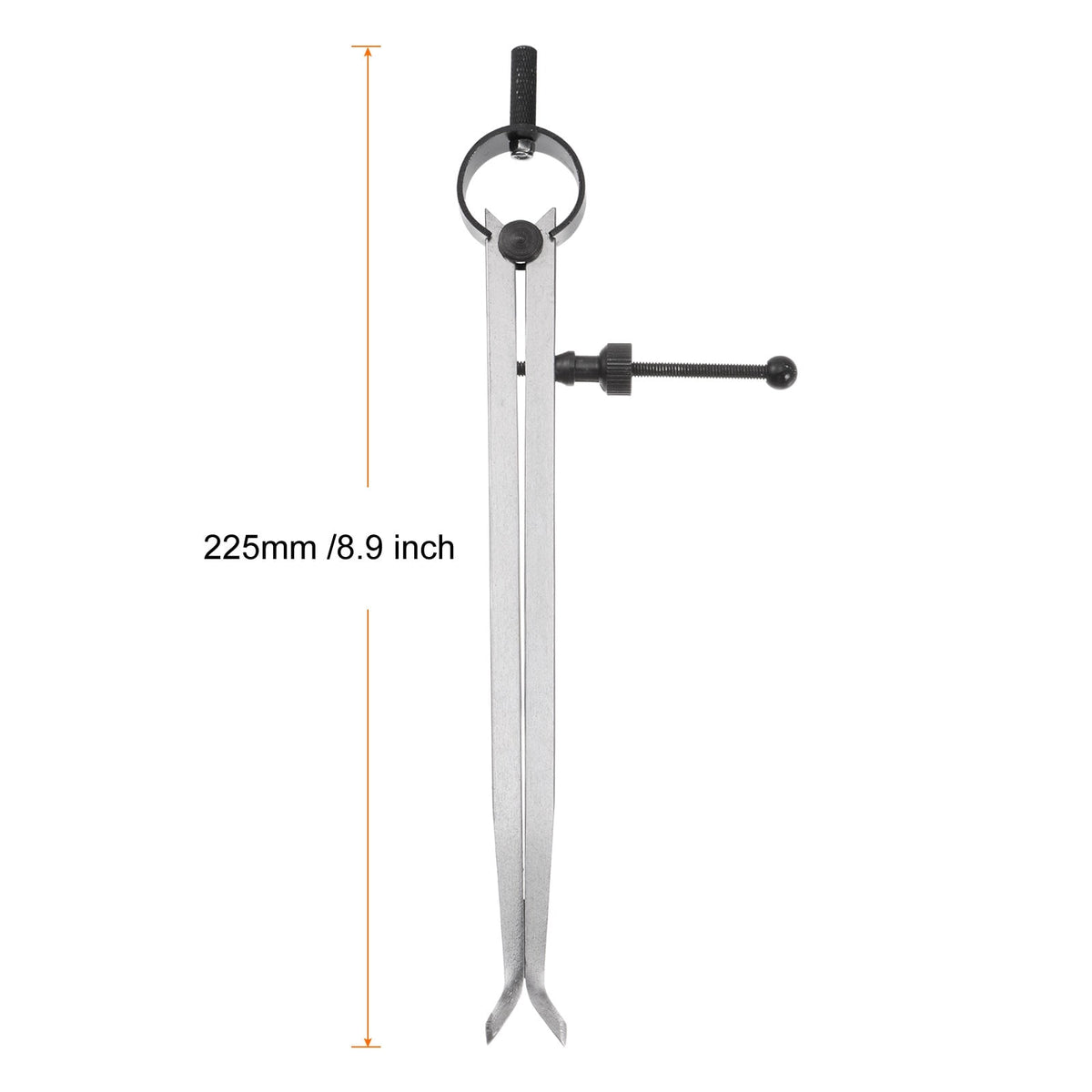Uxcell Spring Joint Caliper 7 inch / 175mm Steel Adjustable Spring Inside Caliper with Solid Nut