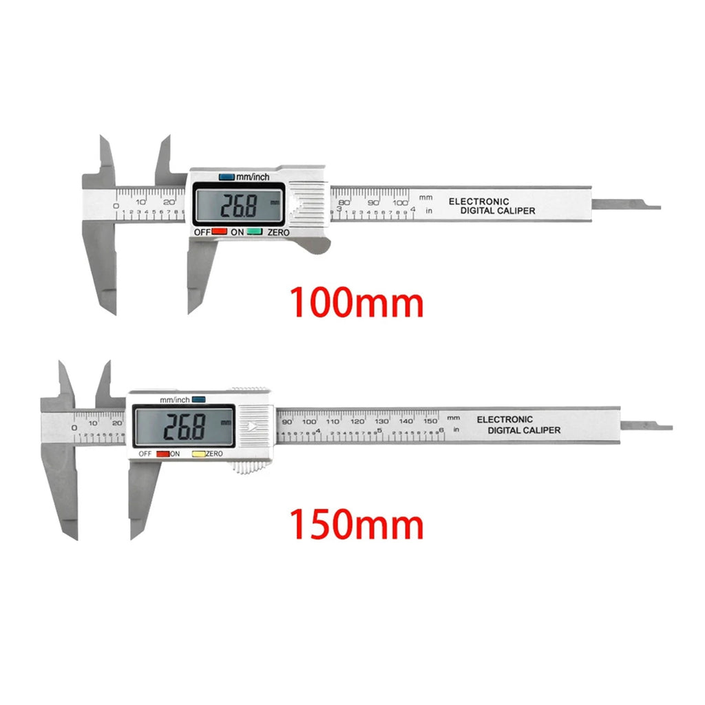 0-150mm Digital Pachometer Professional Vernier Caliber Measuring Tools Woodworking Thickness Gauge Depth Electronic Ruler ,Easy to Use