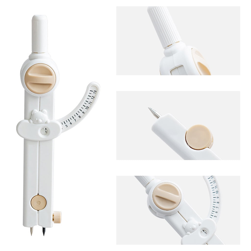 Student Drawing Circle Tool with Lockable Wing Divider for for Drawing Circle, Adjustable Caliper Drawing Circle Tool