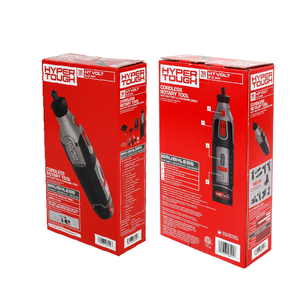 Hyper Tough 12V Rotary Tool with 2.0Ah Battery