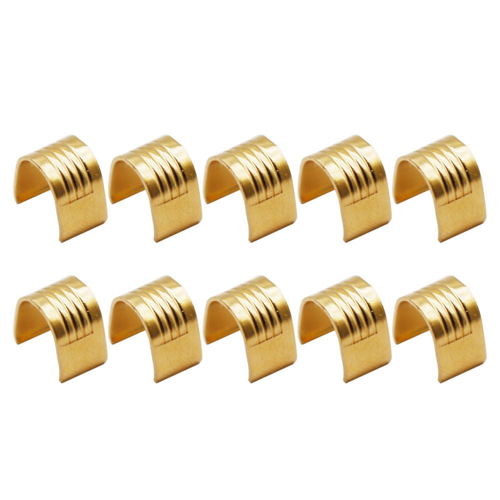 TeeRees 10Pcs Copper Buckle Wire Cable Terminal CompACt ACcessory for 3D Printer Parts,Closed Port 10