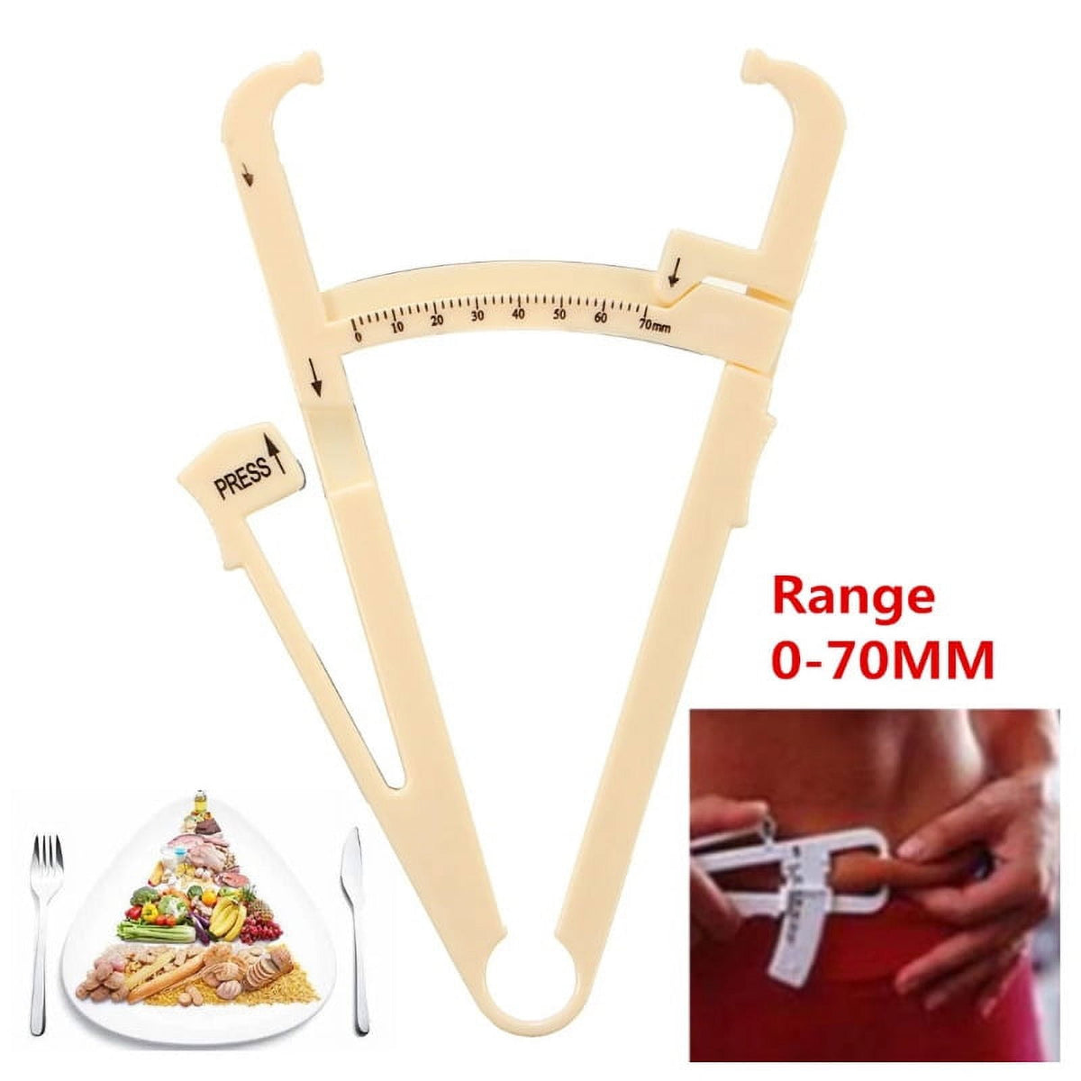 Fat Caliper Calculator Body Fat Clamp Body Fat Calculator Skin Caliper Test Test Tape Measurer Body Fat Ruler Tester