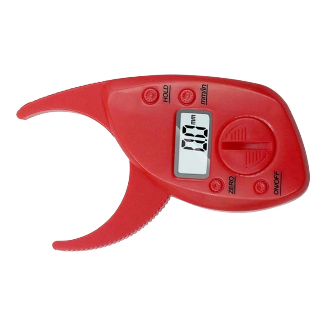 Lightweight Digital Skinfold Caliper with Single Button Operations 42G Portable Fat Measurement Device For Fitness Trainers