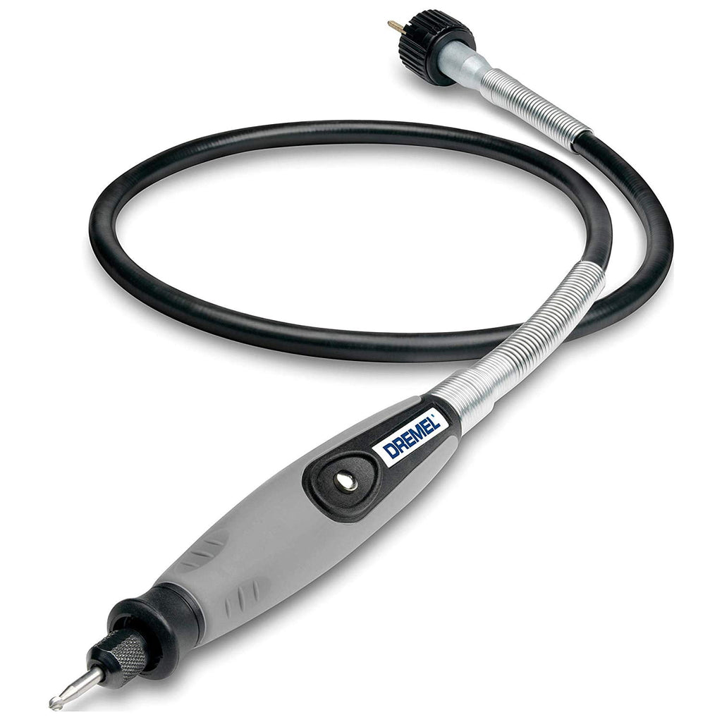 Dremel Flex Shaft 225-02 Rotary Tool Attachment with Comfort Grip and 36” Long Cable - Engraver, Polisher, and Mini Sander- Ideal for Detail Metal Engraving, Wood Carving, and Jewelry Polishing
