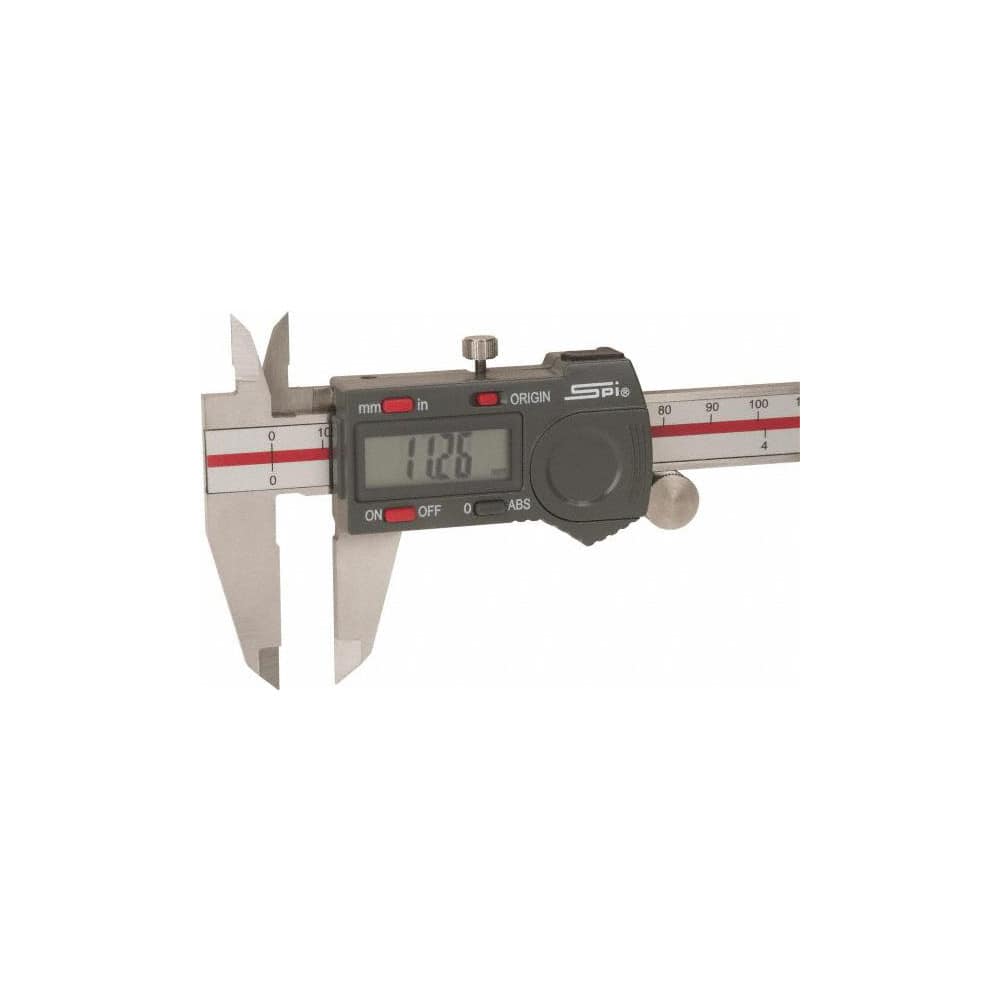 SPI 17-600-8 Calibrated ABS Digital Caliper with SPC Data Output: 0" to 6" (0 to 150 mm) Range