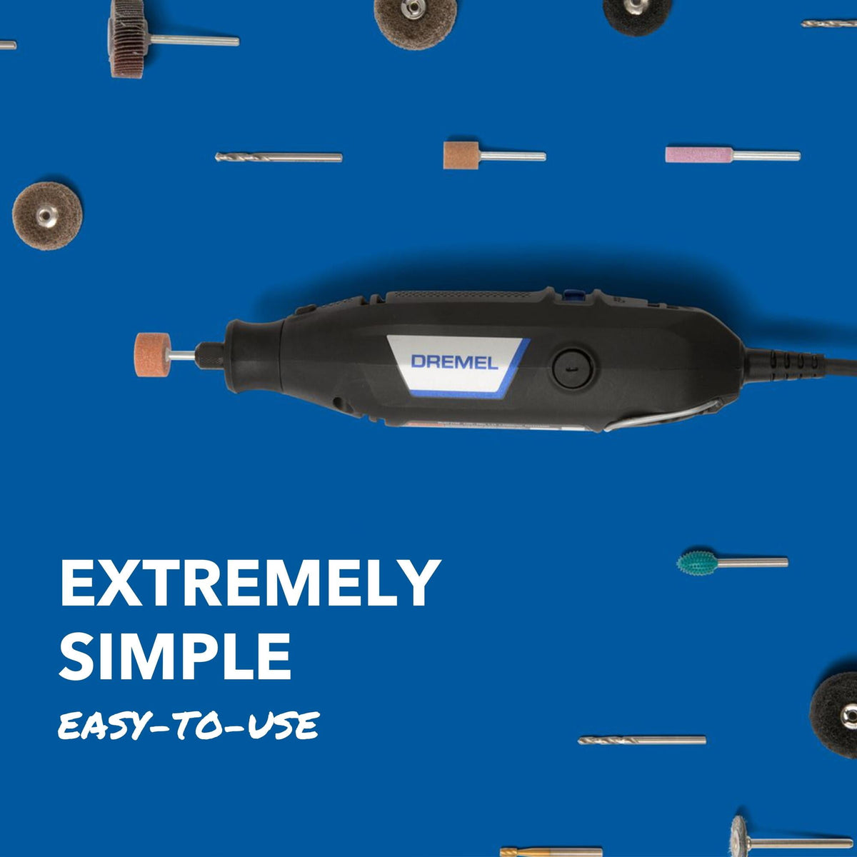 Dremel 3100-1/13 Corded Variable Speed Rotary Tool Includes 1 Attachment, & 13 Accessories, 1.2 Amps and 120 Volts