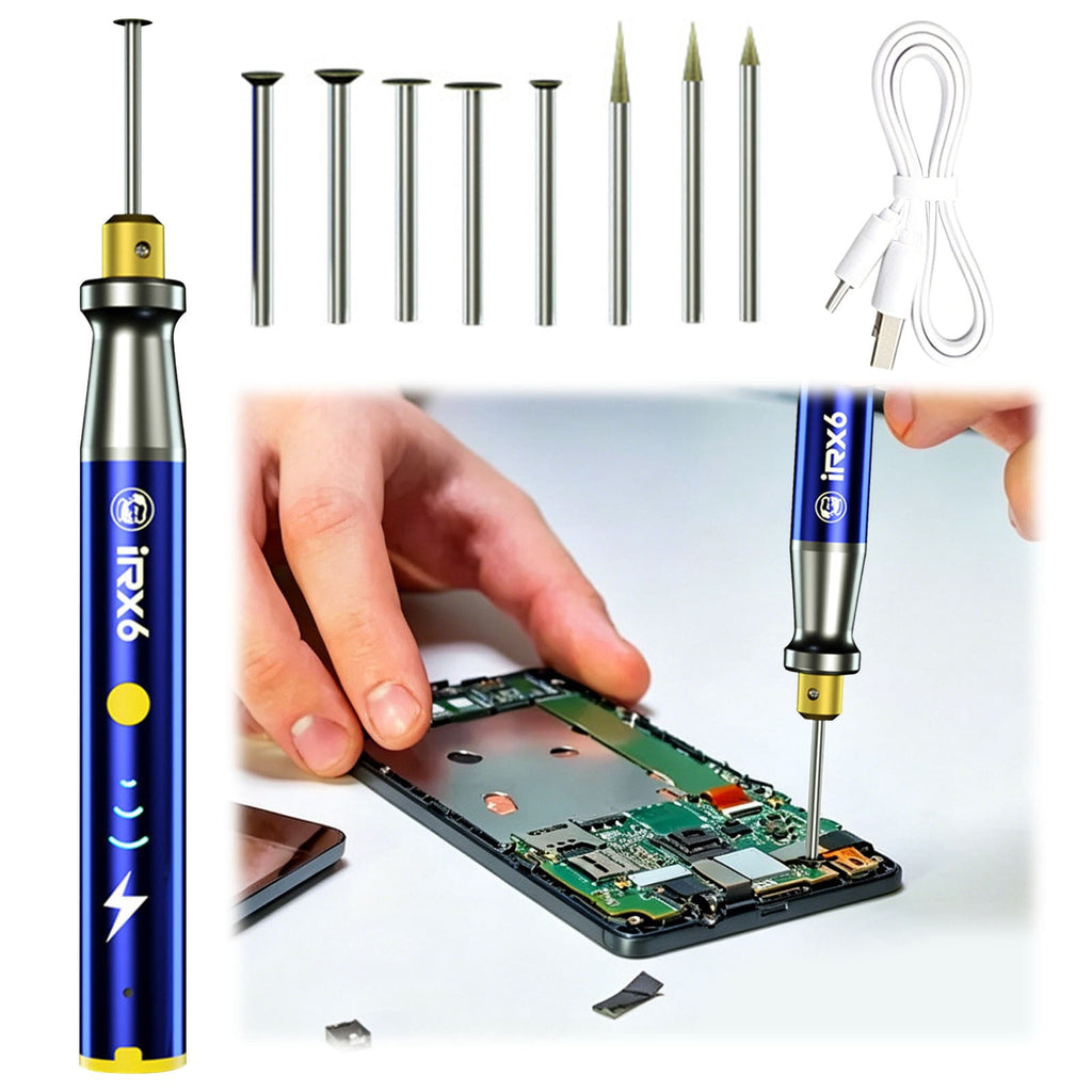 Portable Speed Electric Grinding Pen, Grinding Pen for Chip, Mini Electric Polisher Grinder for Mini Grinding Smartphone Chip Polishing Machine, 1 Set, Multisize