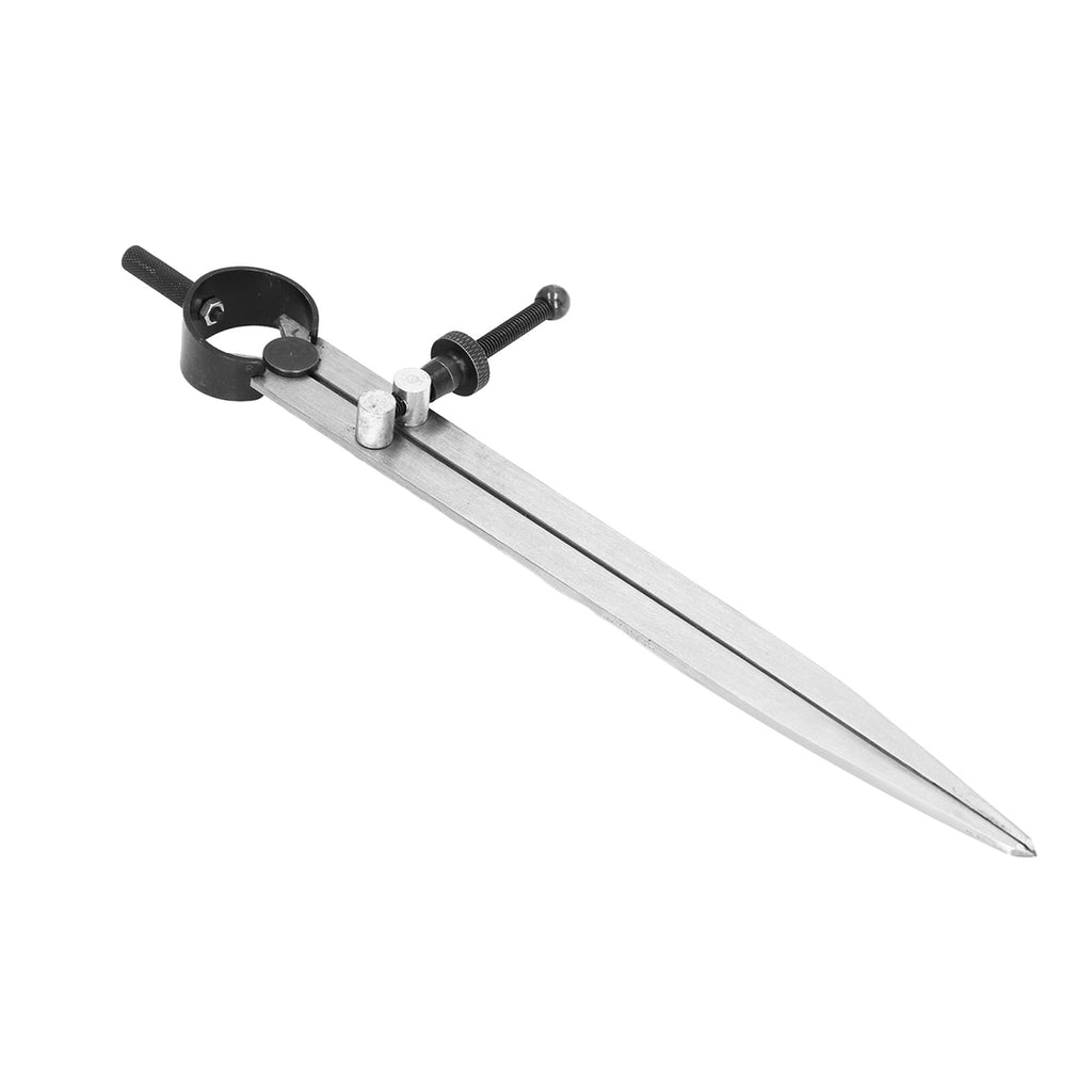M Buder Wing Divider Adjustable Divider Calipers with Spring Nut for Leather Scribing and Marking Carbon Steel Compass Tool 5 inches / 125 mm for Wood Plastic Metal Surface