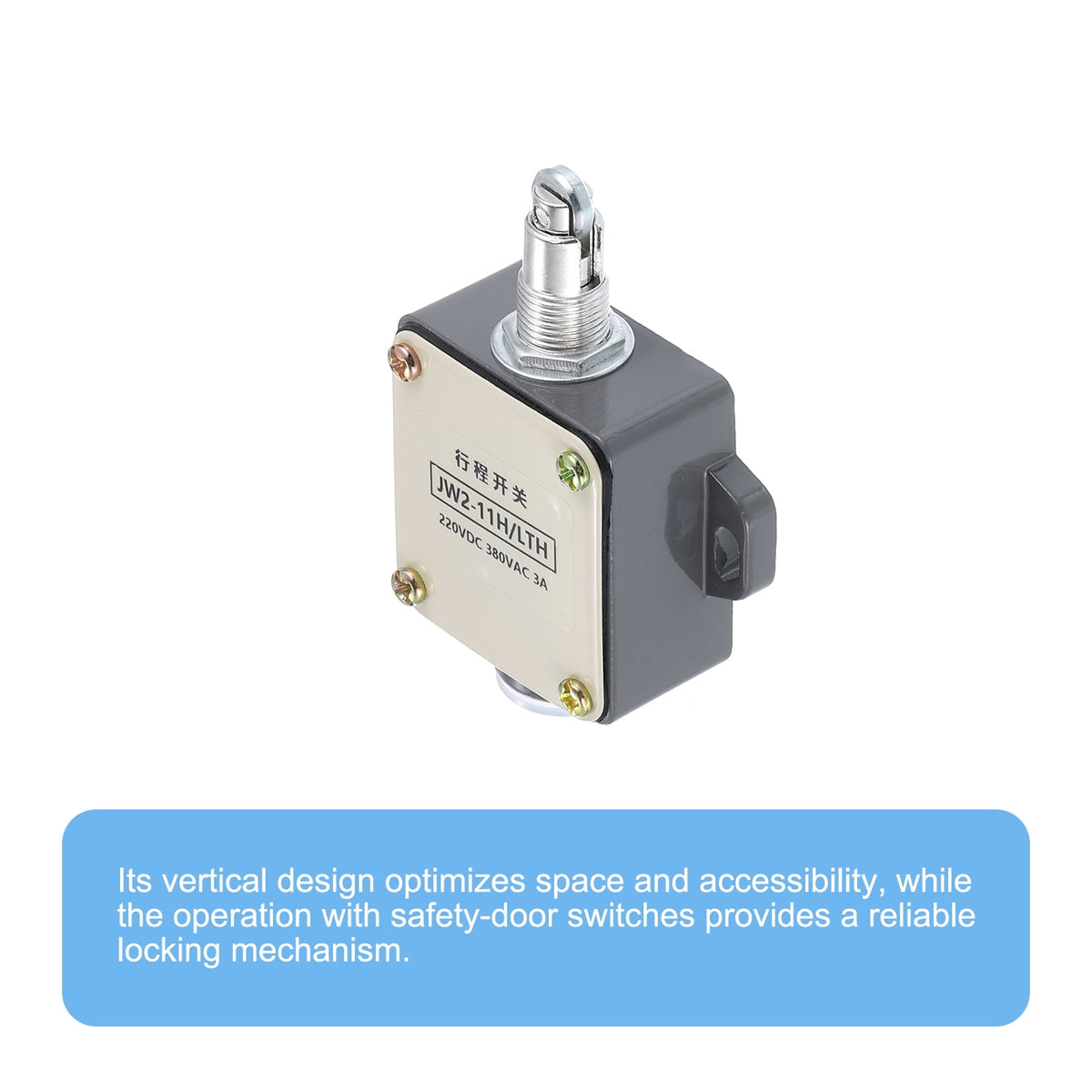 Limit Switch Roller Plunger JW2-11H/LTH Mount 1NC1NO 3D Printer Switch Metal Momentary Switch 3 Pcs
