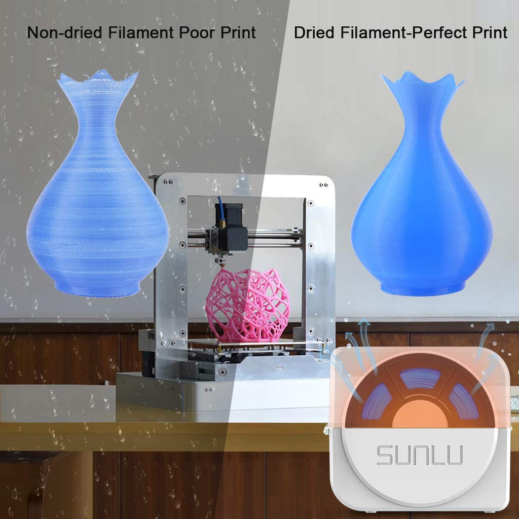 Sunlu 1.75mm 2mm 3mm 3D Printer Filaments, S1 Plus White
