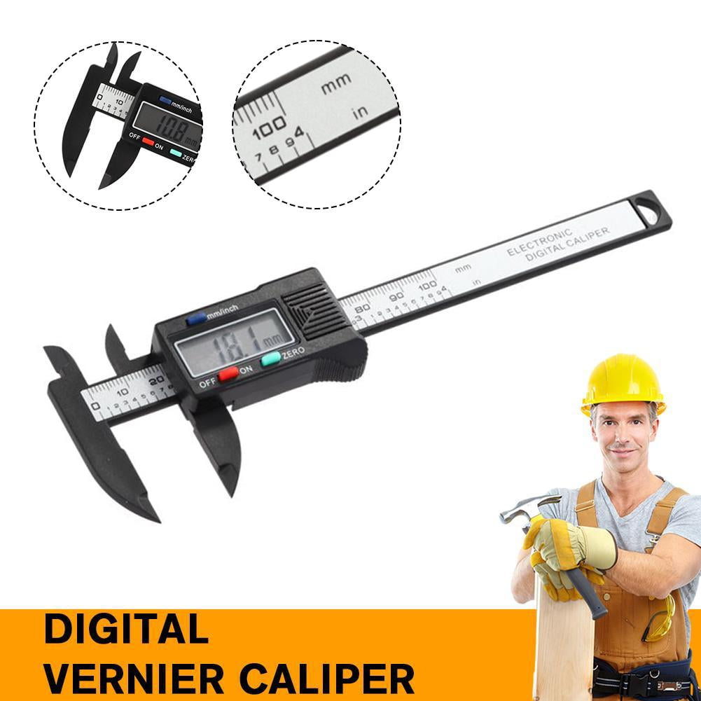 100mm Digital Caliper Micrometer LCD Gauge Vernier Electronic O8B0