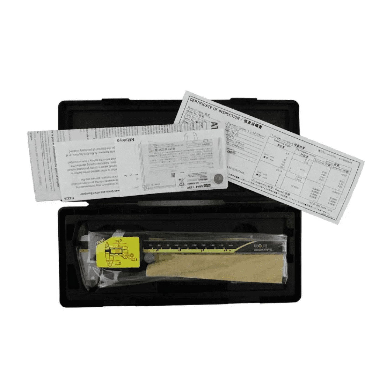 Mitutoyo 500-197-30 Series Style Digital Caliper Advanced Onsite Sensor AOS Electronic Micrometer Ruler ,500 Series, 0 to 12"/0 to 300mm Measuring Range, 0.0005"/0.01mm Resolution, LCD