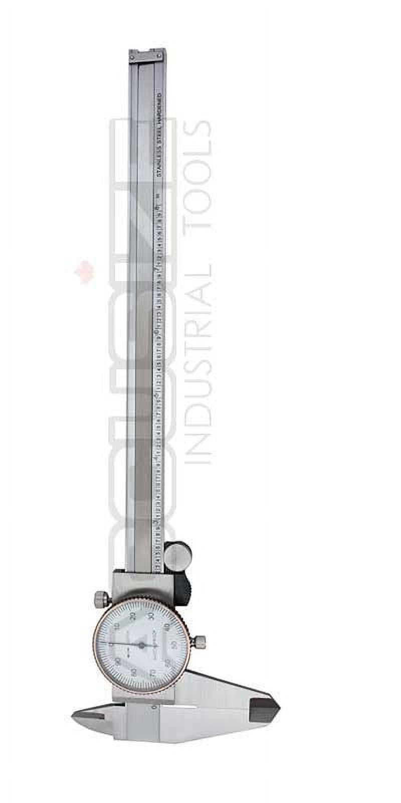 Accusize 0-12 inch by 0.001 inch Precision Dial Caliper, Stainless Steel, in Fitted Box, P920-S212