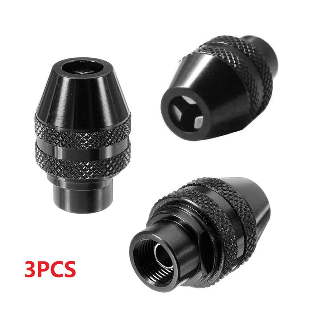 3pc Keyless Chuck Multi Quick Change Keyless Chuck Universasl Chuck Replacement For Dremel 4486 Rotary Tools 3000 4000 7700 8200