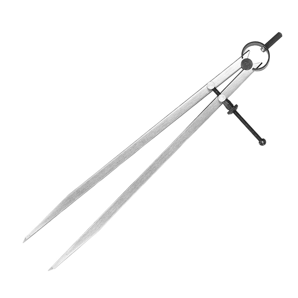 M Buder Wing Divider Adjustable Divider Calipers with Spring Nut for Leather Scribing and Marking Carbon Steel Compass Tool 5 inches / 125 mm for Wood Plastic Metal Surface