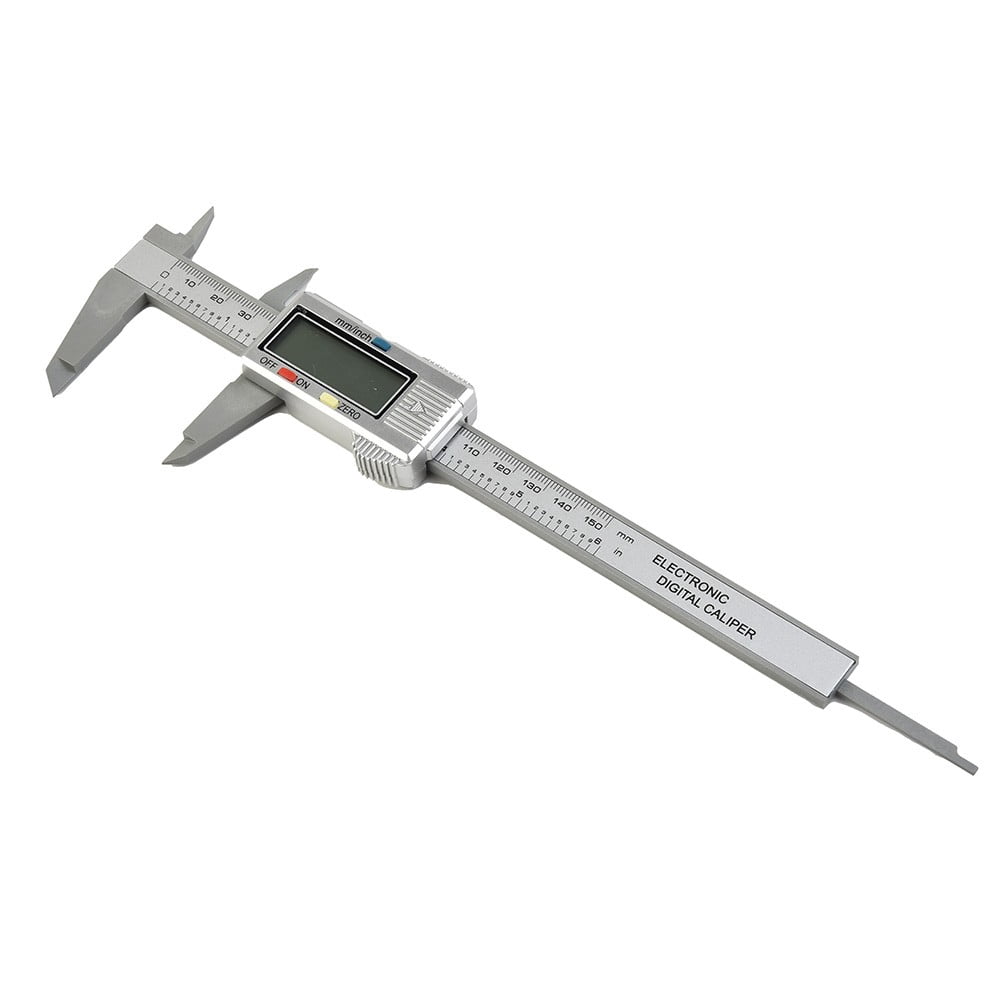 6inch LCD Digital Electronic Carbon Fiber Vernier Caliper Gauge Micrometer