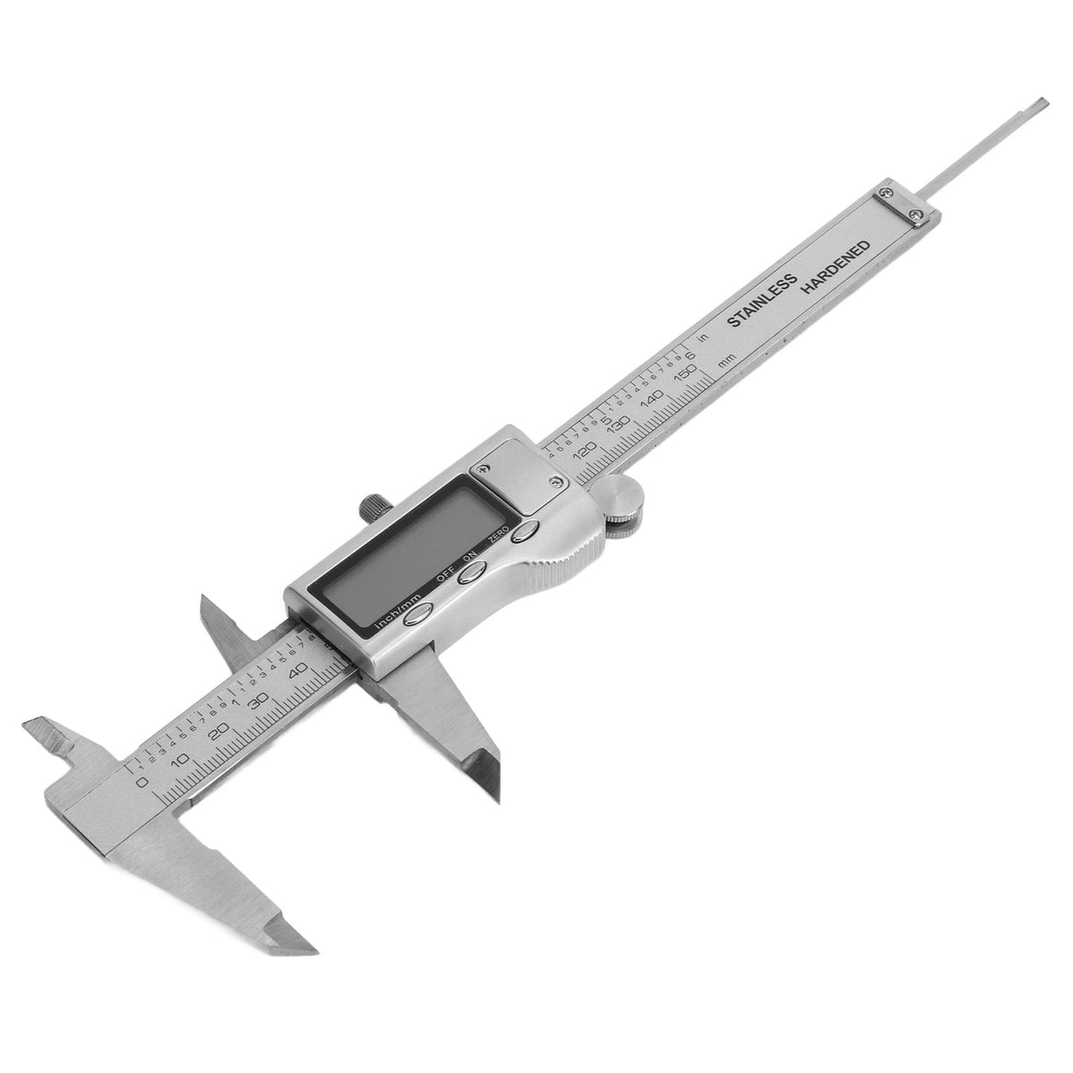 BIMZUC Digital Vernier Caliper Stainless Steel 0-6 in / 0-150 mm High Accuracy Electronic Measuring Tool
