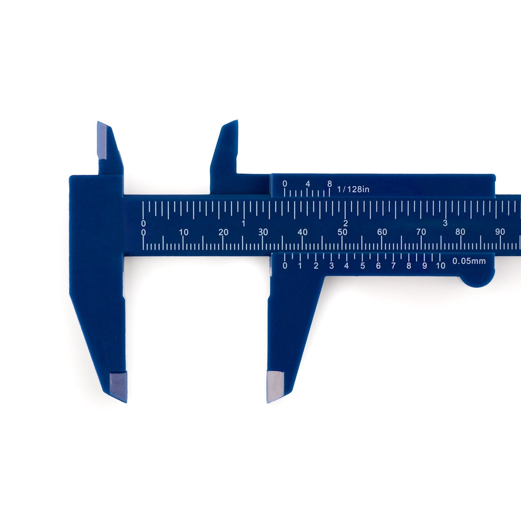 Eztrain Plastic Vernier Caliper (2pcs), 150 mm Mini Plastic Caliper