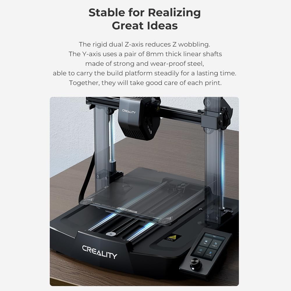 Comgrow Creality Ender 3 V3 PLA FLEXIBLE 3D Printer with Faster Printing, Auto Leveling, 250 mm Print Size