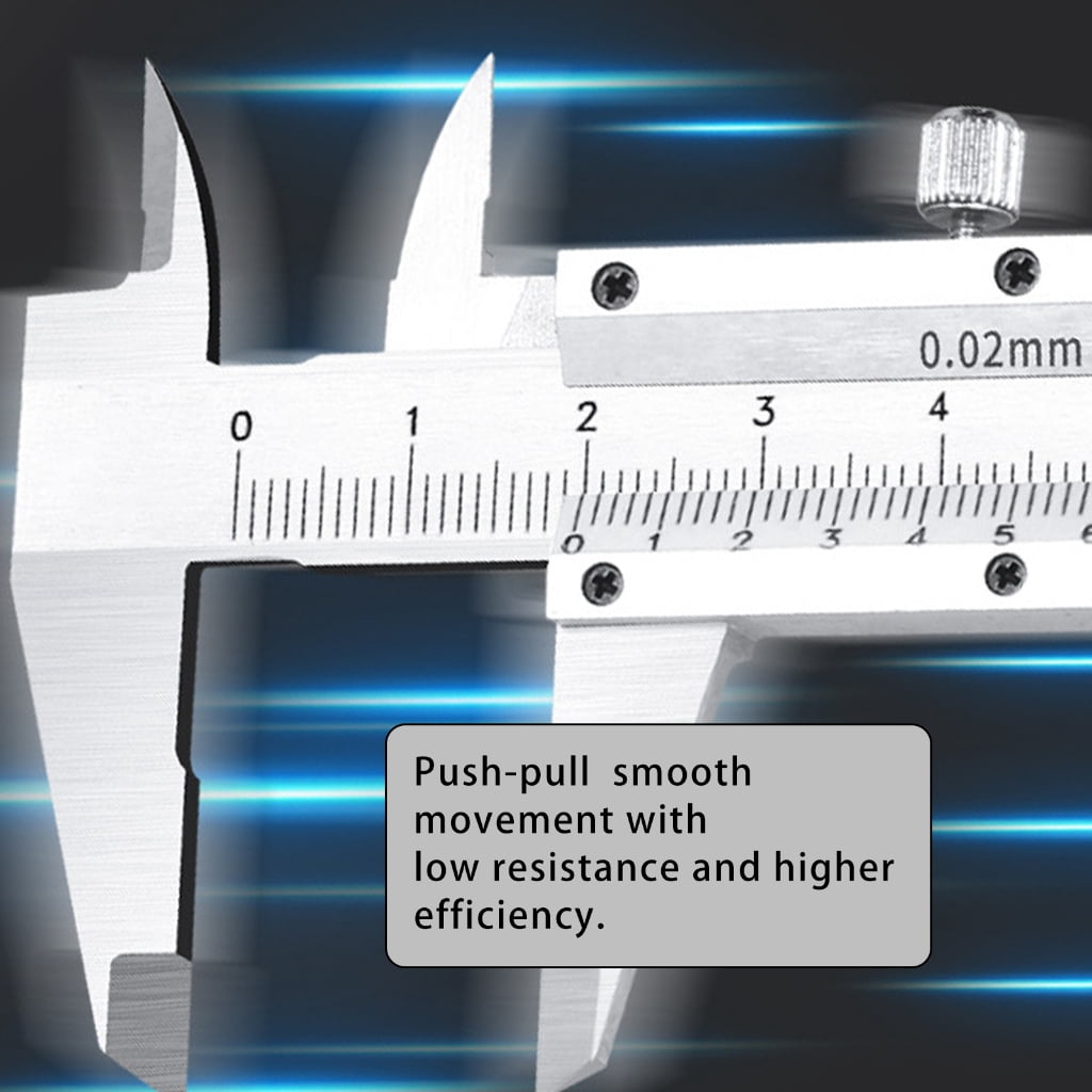 Thickness Diameter Measuring Tool Vernier Caliper for Jewelry Coin Gemstones 0-100mm Stainless Steel Caliper Micrometer