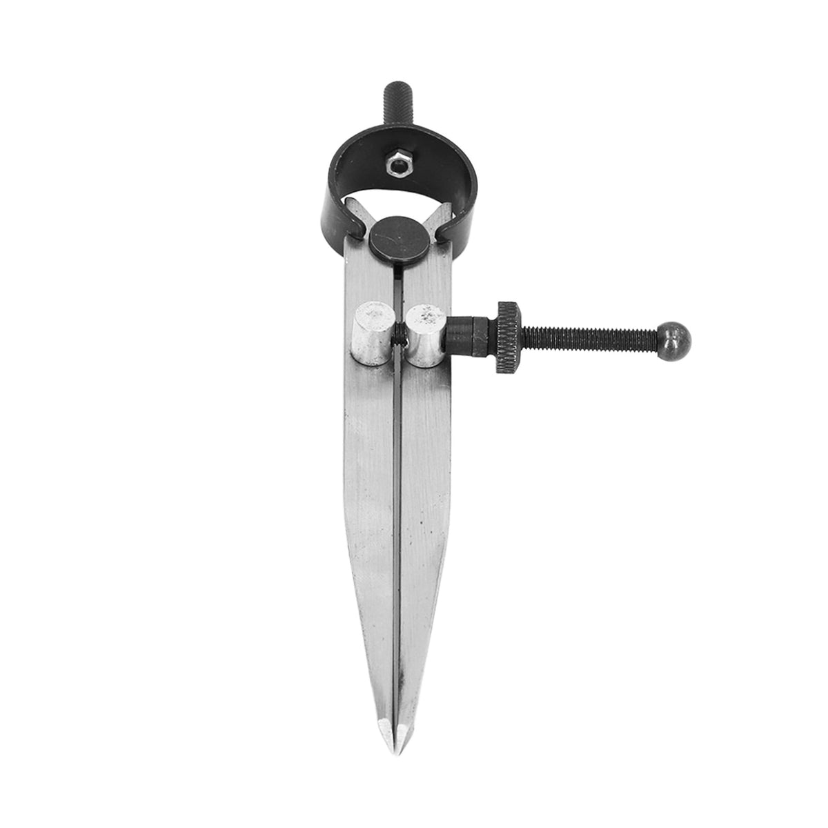 M Buder Wing Divider Adjustable Divider Calipers with Spring Nut for Leather Scribing and Marking Carbon Steel Compass Tool 5 inches / 125 mm for Wood Plastic Metal Surface