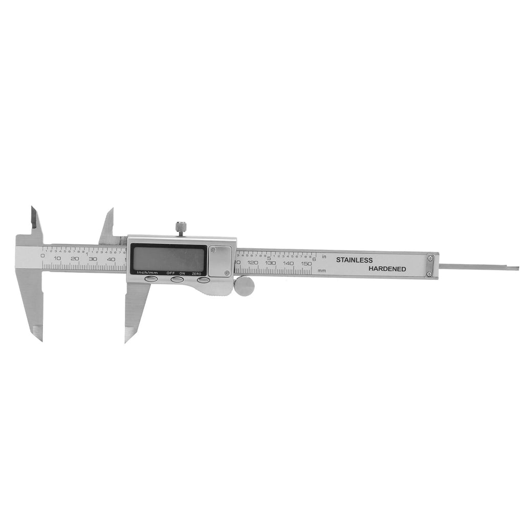 BIMZUC Digital Vernier Caliper Stainless Steel 0-6 in / 0-150 mm High Accuracy Electronic Measuring Tool