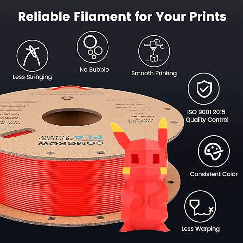 Creality Toughness PLA Filament 1.75mm Grey 1KG 3D Printer Filament