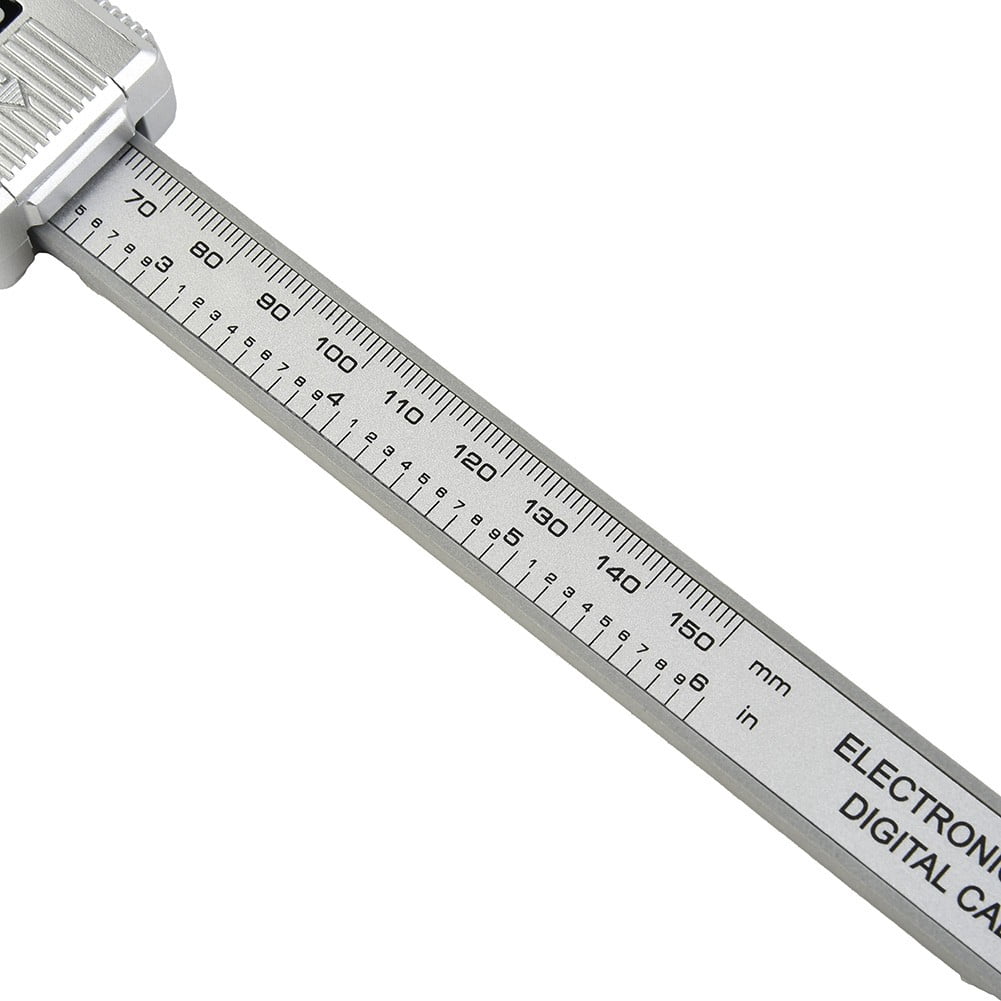 6inch LCD Digital Electronic Carbon Fiber Vernier Caliper Gauge Micrometer