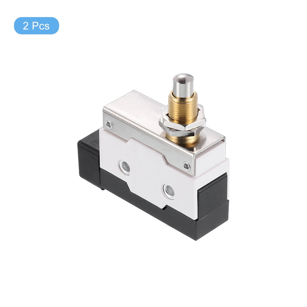 Limit Switch Roller Plunger D4MC-5000 Mount 1NC1NO 3D Printer Switch Metal Momentary Switch 2 Pcs