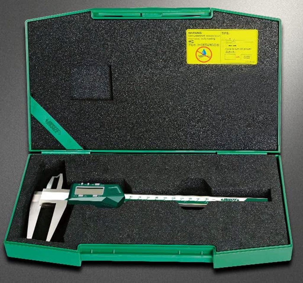 Insize ELECTRONIC INSIDE GROOVE CALIPER, upper jaw .35-6"/9-150mm, lower jaw .59-6"/15-150mm