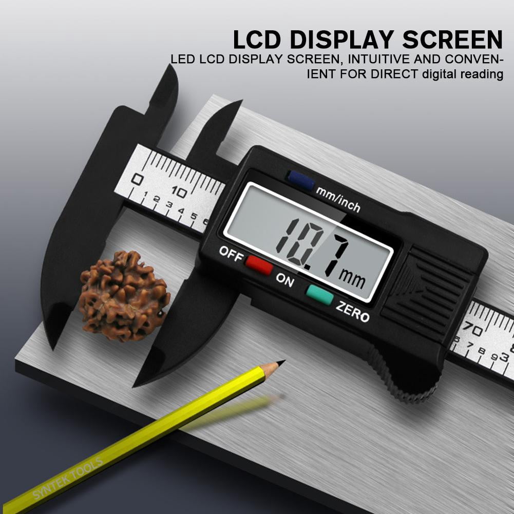 Digital Caliper with High Precision Measurement, LCD Display, Easy Adjust