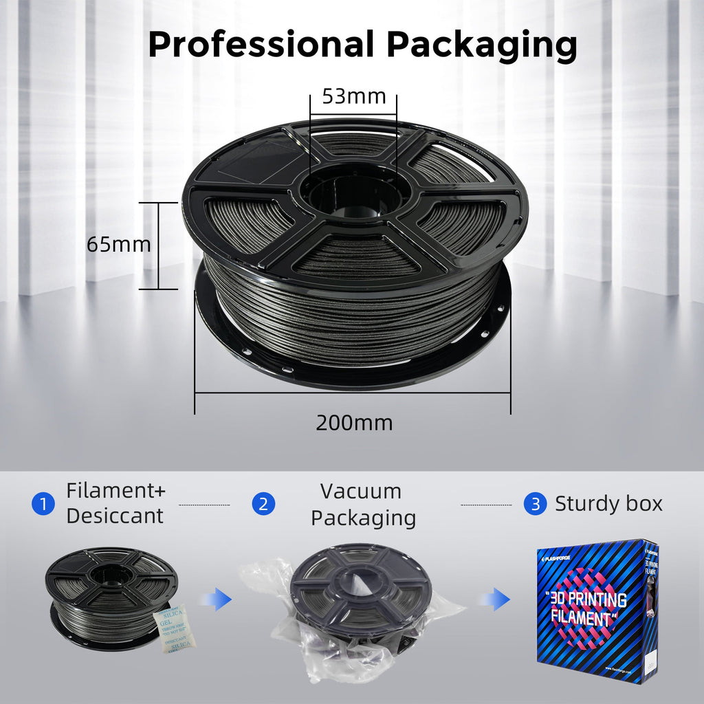 Flashforge PLA Filament 1.75mm, 1KG/2.2lbs PLA 3D Printer Filament, Blue