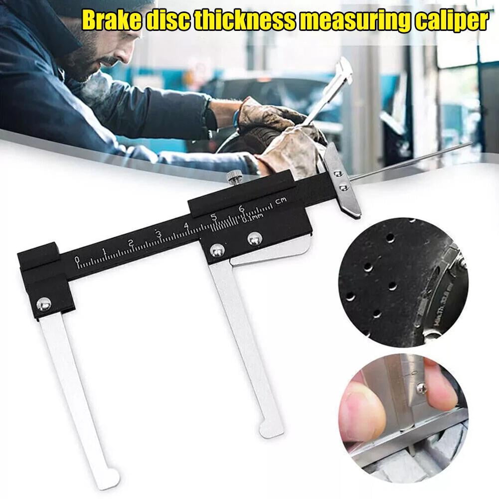 Stainless Steel Digital Brake Disc Thickness Measuring Vernier Caliper for Car Maintenance