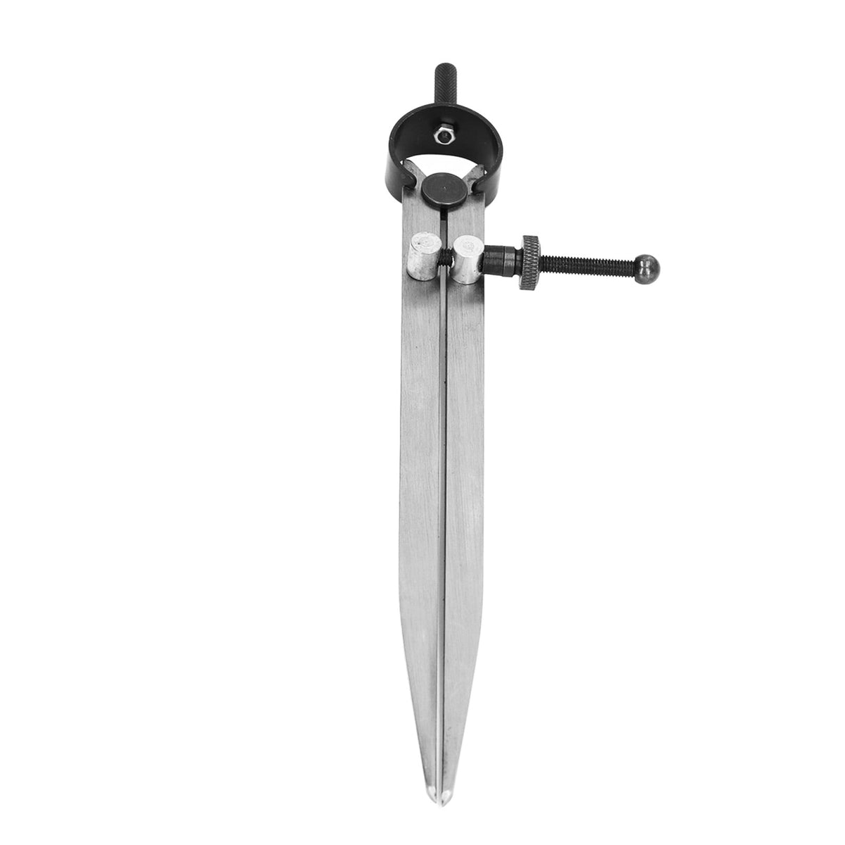 M Buder Wing Divider Adjustable Divider Calipers with Spring Nut for Leather Scribing and Marking Carbon Steel Compass Tool 5 inches / 125 mm for Wood Plastic Metal Surface