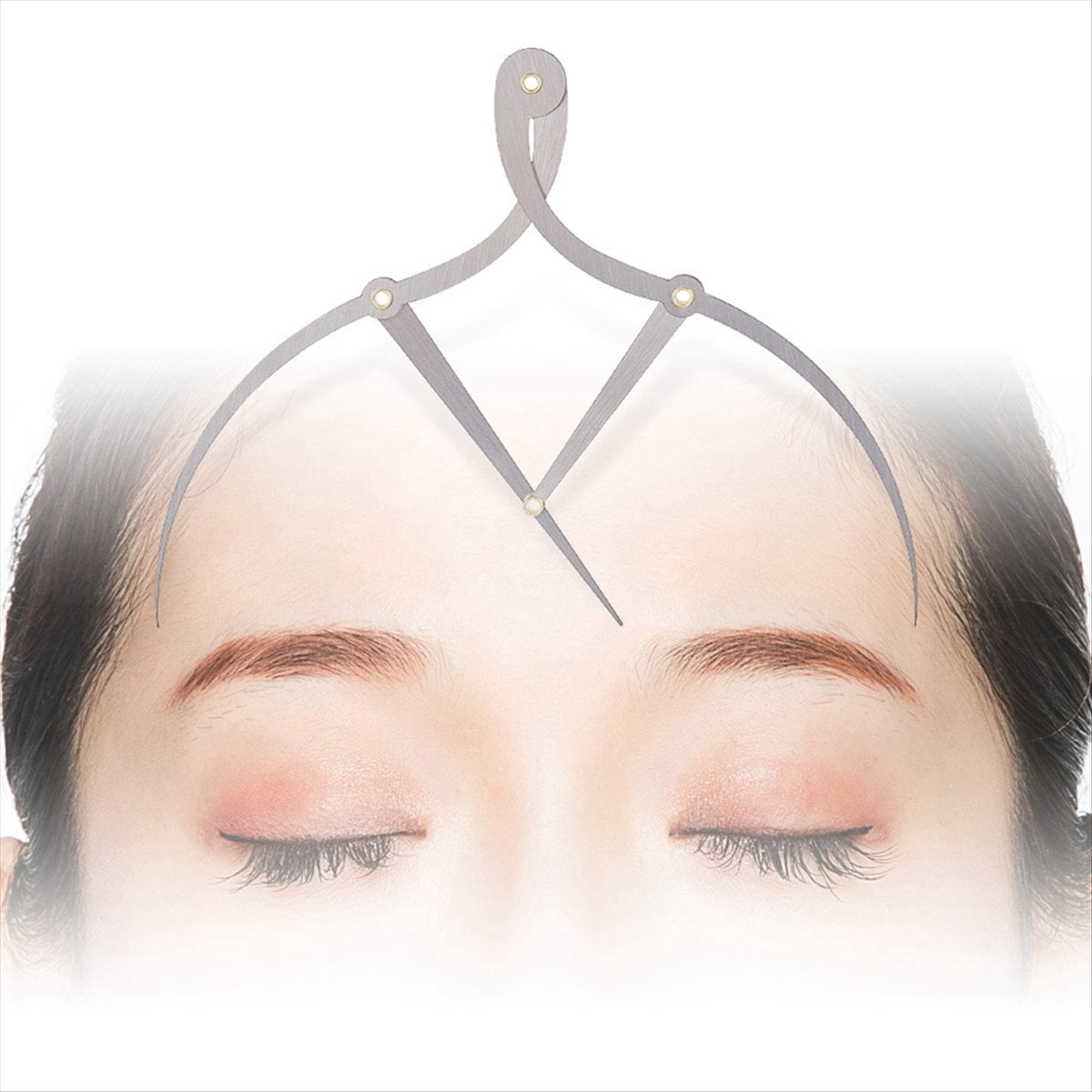 Mean Calipers Golden Ratio Calipers Stainless Steel Eyebrow Ruler 1:1.618 Measure Tool for Tattoo