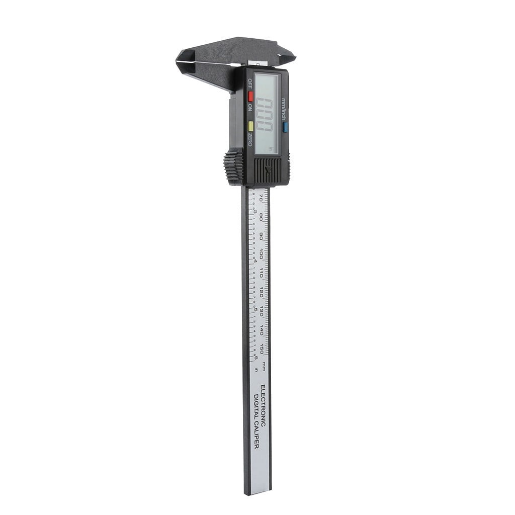 Digital Caliper, 0-6Inch Digital Vernier Caliper With Lcd Display, Black Caliper For Measuring Jewelry, Coins, Small Objects, H Style Black No Extra Charge